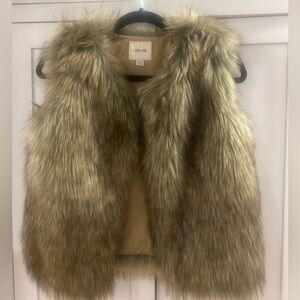 Cherokee Chic Faux Fur Vest
